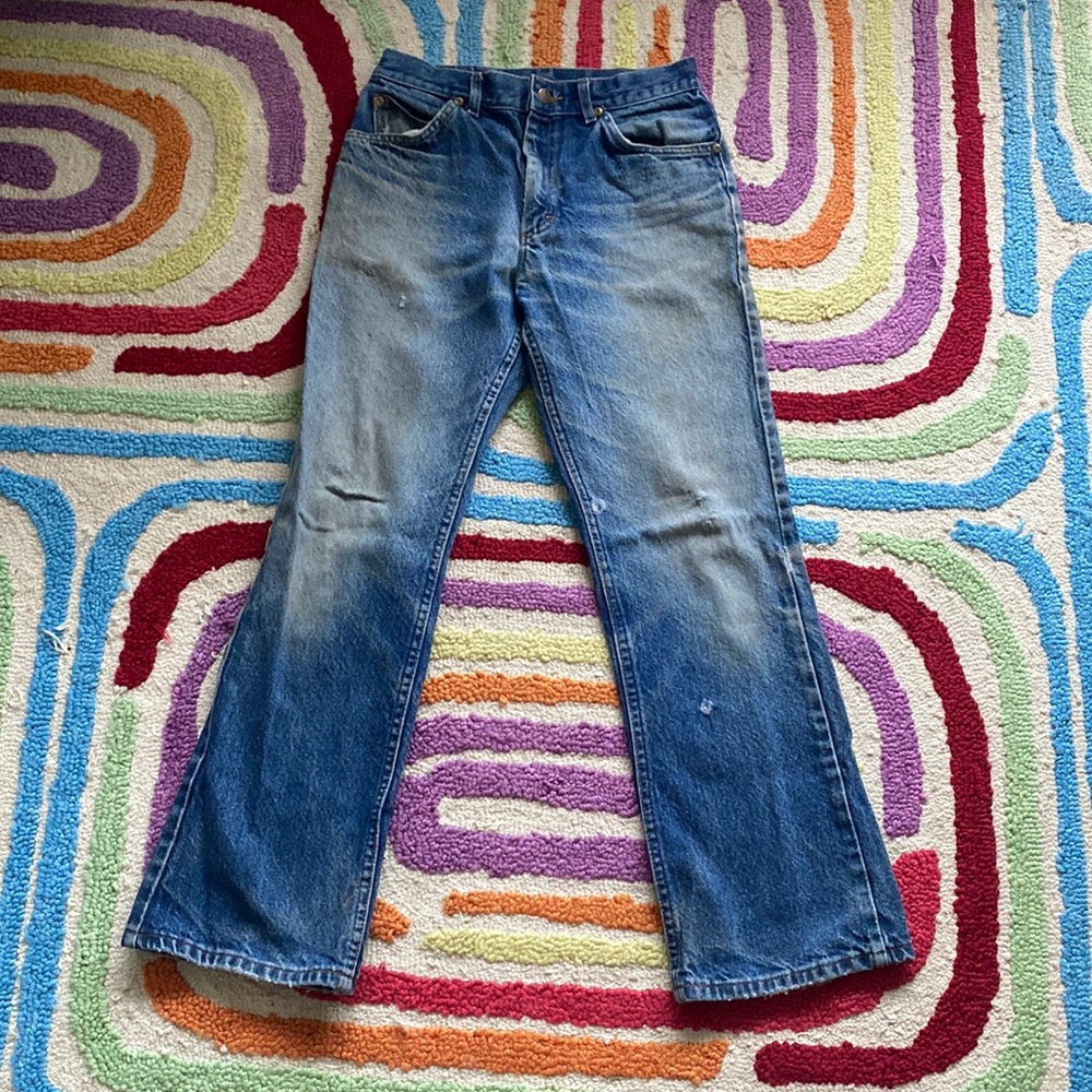 Vintage LEE Distressed Union Made Straight Leg Jeans